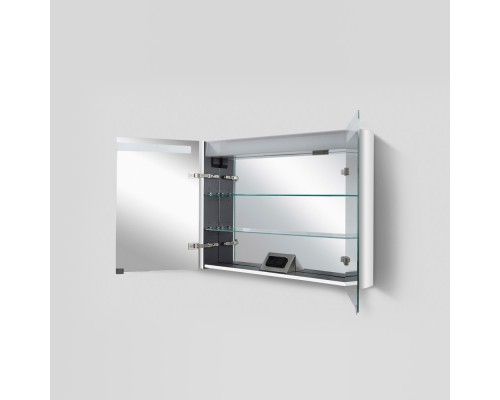 Зеркальный шкаф 100x70 см белый глянец Am.Pm Sensation M30MCX1001WG
