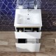 Комплект мебели белый глянец 55 см Am.Pm X-Joy M85AFSX0552WG + M85AWCC0552WG + M91AMOX0553WG