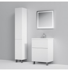 Комплект мебели белый глянец 65 см Am.Pm Gem M90FSX06022WG32 + M90WCC0602WG + M91AMOX0651WG