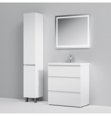 Комплект мебели белый глянец 80 см Am.Pm Gem M91FSX0752WG + M90WCC0752WG + M91AMOX0801WG
