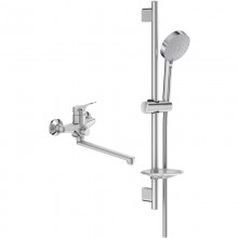 Смеситель для ванны Jacob Delafon Brive E78117-CP + E99898RU-CP