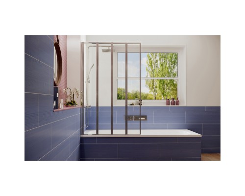 Шторка для ванны 90 см Ambassador Bath Screens 16041110L прозрачное