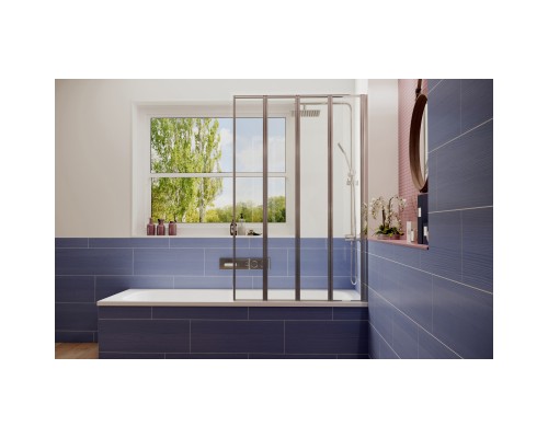 Шторка для ванны 90 см Ambassador Bath Screens 16041110R прозрачное