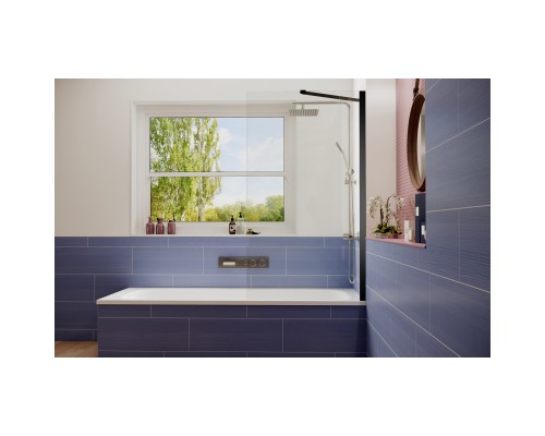 Шторка для ванны 80 см Ambassador Bath Screens 16041207 прозрачное
