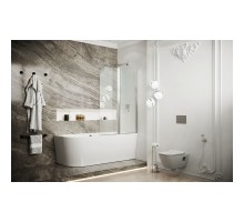 Шторка для ванны 90 см Ambassador Bath Screens 16041118 прозрачное