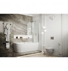 Шторка для ванны 90 см Ambassador Bath Screens 16041118 прозрачное