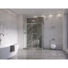 Душевой уголок 160х80 см Ambassador Forsa 17021111AX-80AX прозрачное