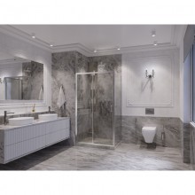 Душевой уголок 100х90 см Ambassador Forsa 17021116AX-90AX прозрачное