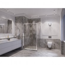 Душевой уголок 100х120 см Ambassador Forsa 17021116AX-120AX прозрачное