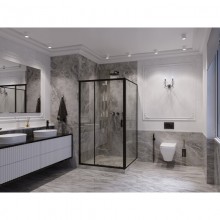Душевой уголок 100х100 см Ambassador Forsa 17021216AB-100AB прозрачное