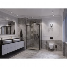 Душевой уголок 130х90 см Ambassador Forsa 17021219AB-90AB прозрачное