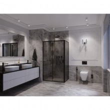 Душевой уголок 120х80 см Ambassador Forsa 17022218ABB-80ABB тонированное