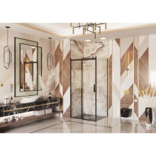 Душевой уголок 120х100 см Ambassador Benefit 19021201HB-100HB прозрачное
