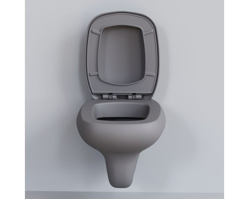 Подвесной безободковый унитаз с сиденьем микролифт Ambassador Diamond 123T20301R-122T20301