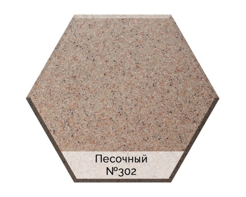 Кухонная мойка AquaGranitEx песочный M-05(302)