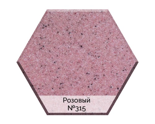 Кухонная мойка AquaGranitEx розовый M-05(315)