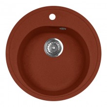 Кухонная мойка AquaGranitEx красный марс M-08(334)