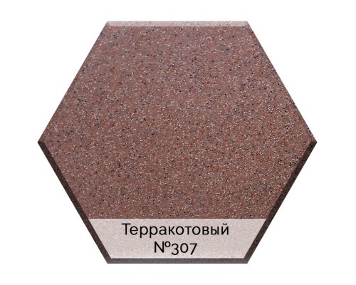 Кухонная мойка AquaGranitEx терракот  M-09(307)