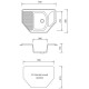 Кухонная мойка AquaGranitEx терракот M-10(307)