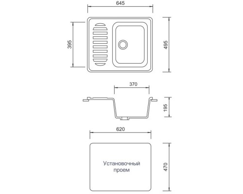 Кухонная мойка AquaGranitEx песочный M-13(302)