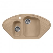 Кухонная мойка AquaGranitEx песочный M-14(302)