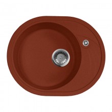 Кухонная мойка AquaGranitEx красный марс M-18L(334)