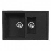 Кухонная мойка AquaGranitEx черный M-21K(308)