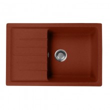 Кухонная мойка AquaGranitEx красный марс M-27(334)