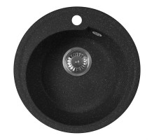 Кухонная мойка AquaGranitEx черный M-45(308)