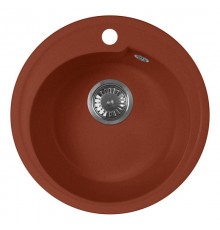 Кухонная мойка AquaGranitEx красный марс M-45(334)