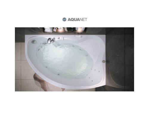 Акриловая ванна 160,4x110 см правая Aquanet Jamaica 00205503