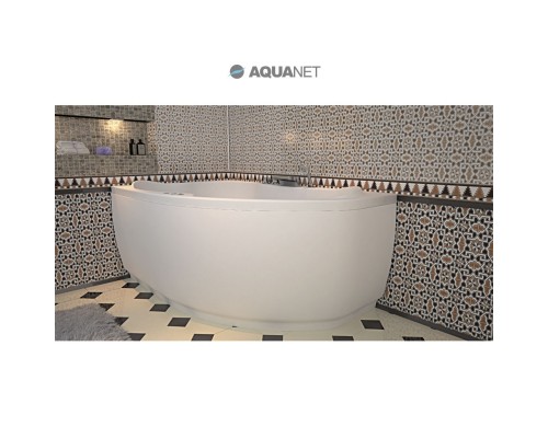 Акриловая ванна 158,8,x98,9 см левая Aquanet Capri 00205476