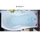 Акриловая ванна Aquanet Borneo 170x90 L 00205286