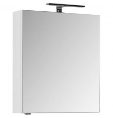 Зеркальный шкаф 60x67 см белый Aquanet Порто 00195727