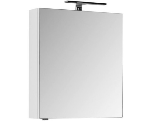 Зеркальный шкаф 60x67 см белый Aquanet Порто 00195727