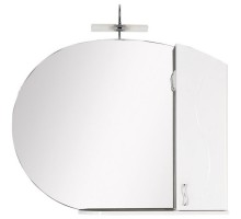 Зеркальный шкаф 108x84,9 см белый Aquanet Моника 00186776