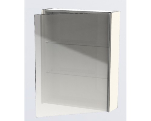 Зеркальный шкаф 60x75 см белый Aquanet Латина 00179942