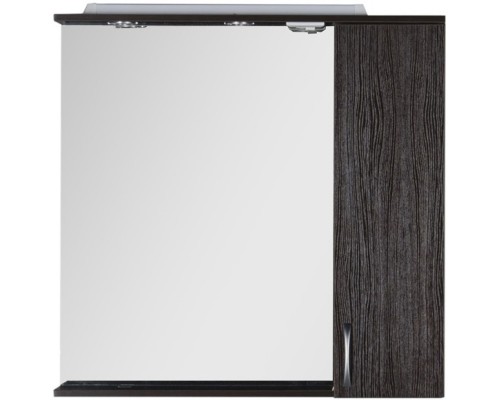 Зеркальный шкаф 100x87 см с подсветкой венге Aquanet Донна 00169185