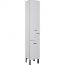 Пенал напольный белый с бельевой корзиной Aquanet Верона 00178973