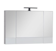 Зеркальный шкаф 100x67 см белый Aquanet Нота 00165372