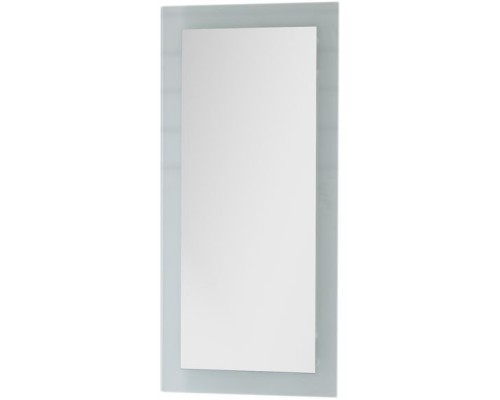 Зеркало 50x100 см с подсветкой алюминий Aquanet Нота 00159095