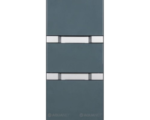 Пенал подвесной сине-серый Aquanet Виго 00183360