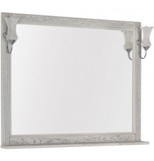 Зеркало 106,2x90,1 см жасмин/серебро Aquanet Тесса 00185819