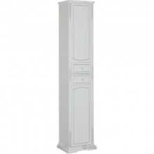 Пенал напольный белый Aquanet Тулуза 00182018