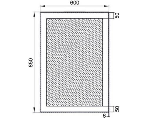 Зеркало с подсветкой 60x85 см Aquanet Алассио 00196632