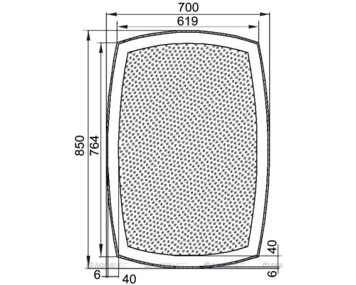 Зеркало с подсветкой 70x85 см Aquanet Тоскана 00196664