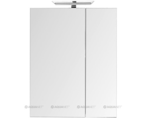 Зеркальный шкаф 70x87,3 см L белый Aquanet 00202088