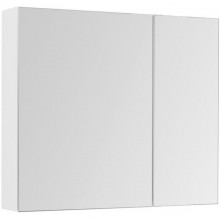 Зеркальный шкаф 100x87,3 см белый глянец L Aquanet Йорк 00202090