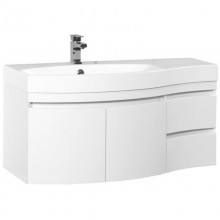 Тумба белый глянец 115 см L Aquanet Опера 00169613