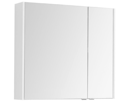 Зеркальный шкаф 82,5x75 см белый глянец L Aquanet Остин 00203924
